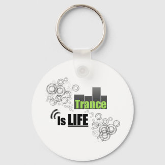 Trance Is Life Keychain
