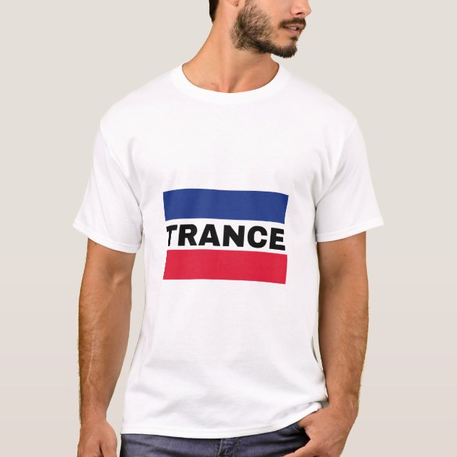 Trance Music - EDM - TECHNO - HARDSTYLE T-Shirt (Front)