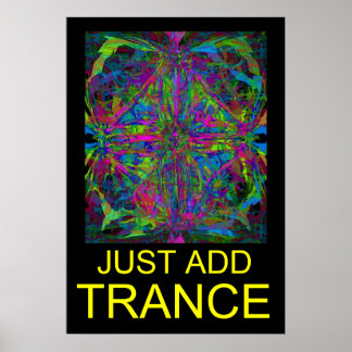 Trance music poster