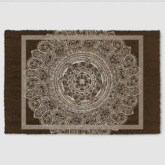 Tranding and stylish fiber doormat