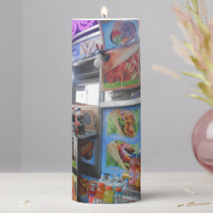 Tranformative and Megastar Studded Extravaganza Pillar Candle