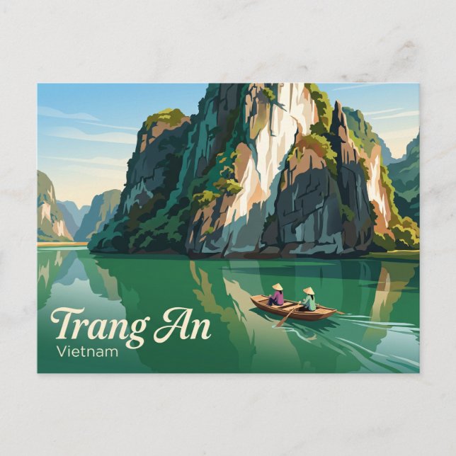 Trang An Landscape Complex Vietnam Postcard (Front)