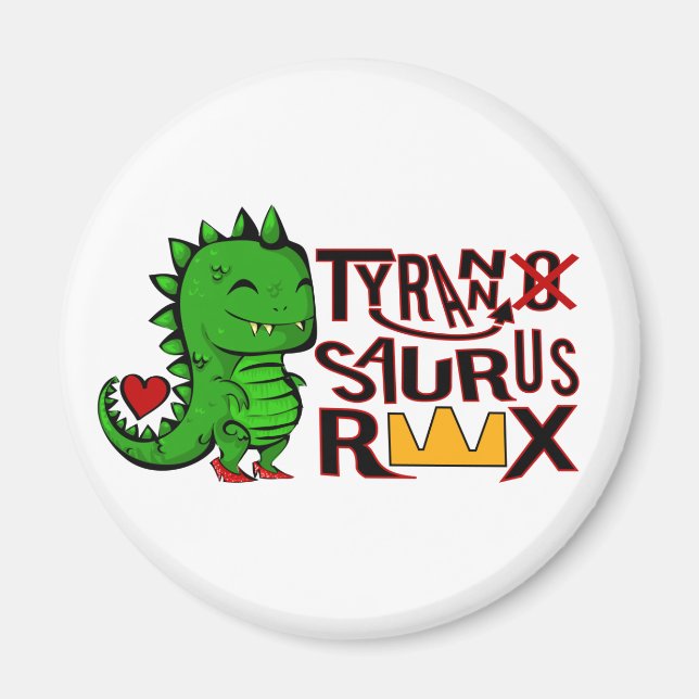 Tranny Saurus Rex Magnet (Front)