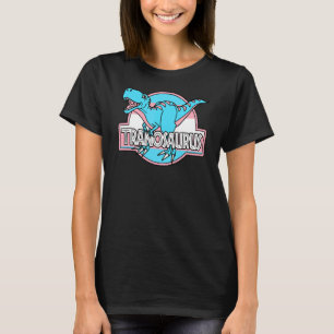 Tranosaurus Dinosaur Transgender Flag Lgbt Pride T-Shirt
