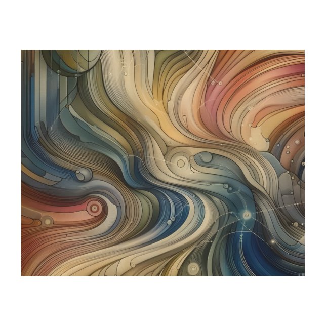 Tranquil Abstract Art (Front)