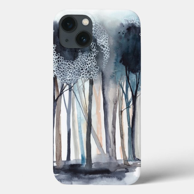 Tranquil Abstract Trees Case-Mate iPhone Case (Back)