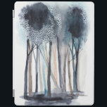 Tranquil Abstract Trees iPad Smart Cover<br><div class="desc">A stunning watercolor print featuring trees in an abstract style, brought to you by World Art Group. An impressionist design set in colorful hues that transforms this natural landscape into a vintage taste true work of art. A cool painting, perfect for your home or office that will inspire the greatness...</div>