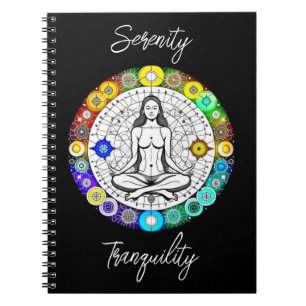 Tranquil and Serene Peaceful Meditation Notebook