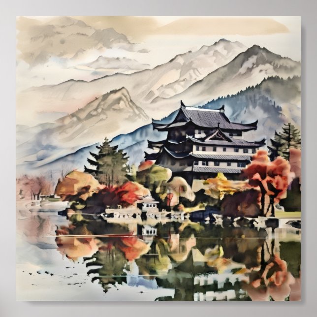 Tranquil Autumn Acrylic Photo Tile (Front Set)
