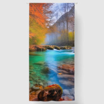 Tranquil Autumn River Landscape 