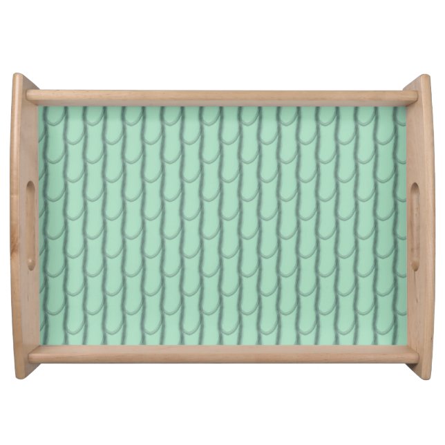  Tranquil Bamboo Stalks | Seamless Minimalist Patt Serving Tray (Front)