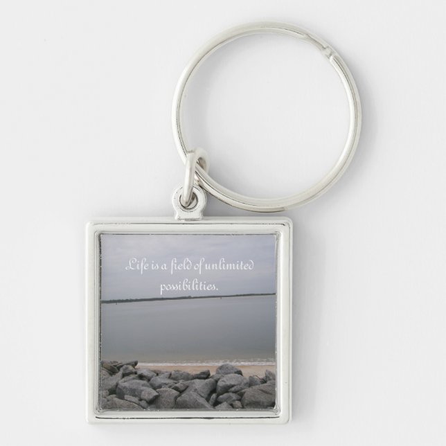 Tranquil Beach Key Chain (Front)