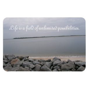 Tranquil Beach Magnet