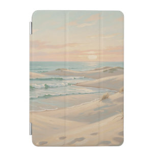 Tranquil Beach Sunset Dunes Ocean Waves Coastal  iPad Mini Cover