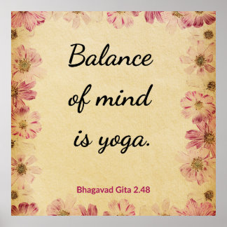 Tranquil Beige Pink Gita Balance Yoga Floral Print