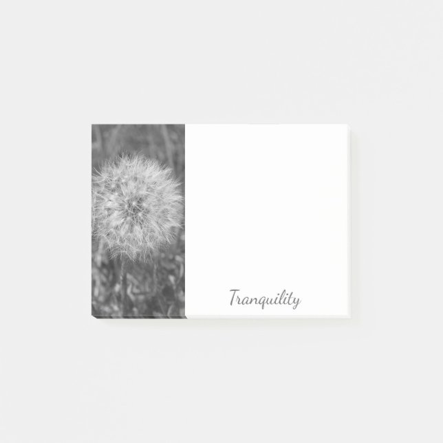 Tranquil Black & White Puff Notes (Front)