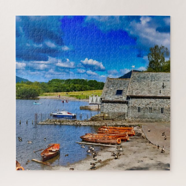 Tranquil Bliss at Derwentwater Jigsaw Puzzle (Vertical)