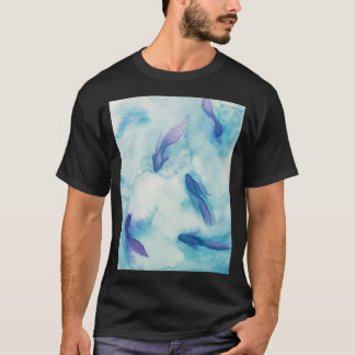 Tranquil Blue Betta Watercolor T-Shirt