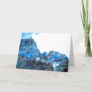 "Tranquil Blue" Greeting Card