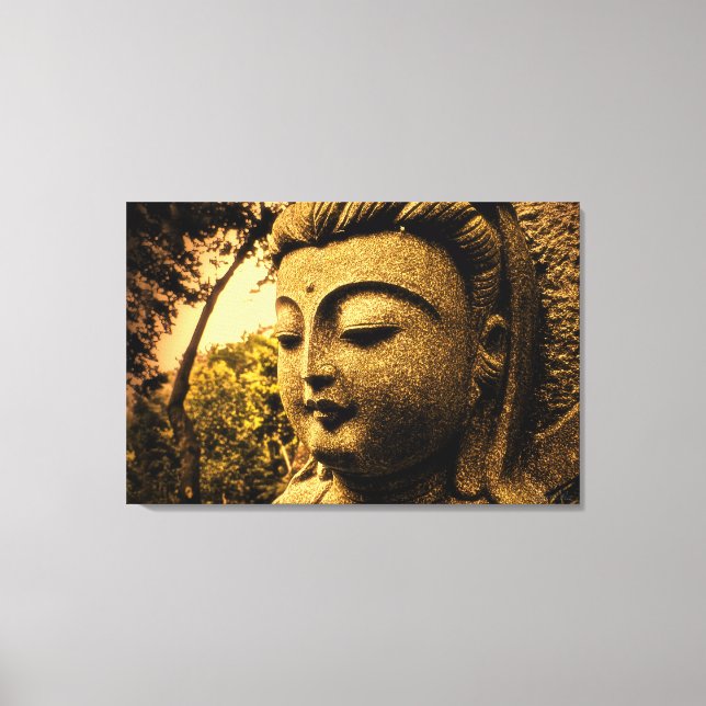 Tranquil Buddha Wrapped Canvas Print (Front)