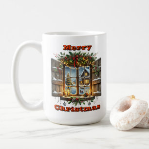 Tranquil Christmas Twilight View Coffee Mug