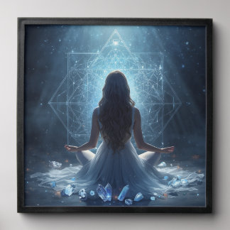 Tranquil Crystal Sanctuary Peel And Stick Photo Tile