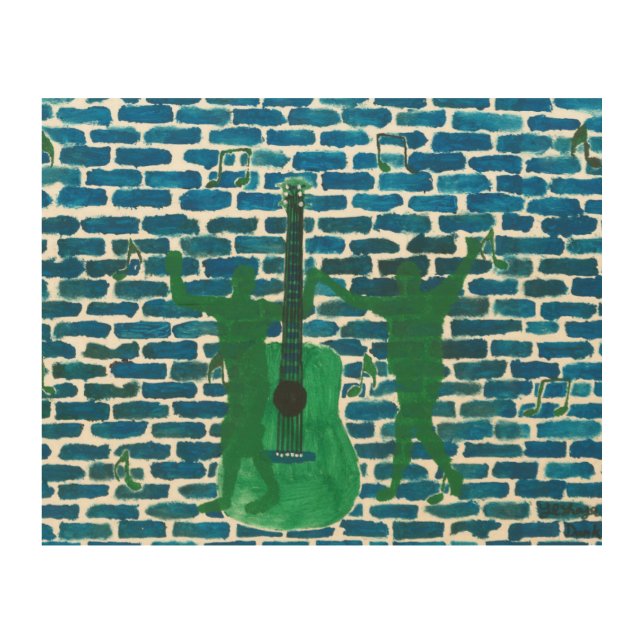 tranquil dance wood wall art (Front)