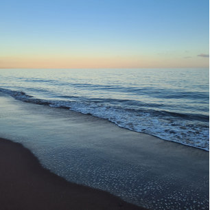 Tranquil Devon Sunset Beach Notebook