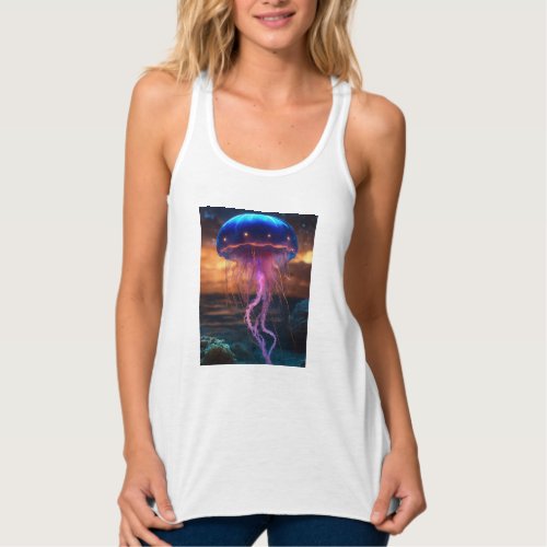 Tranquil Drift Jellyfish T_Shirt Tank Top