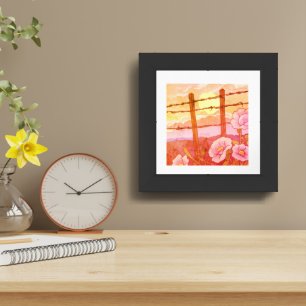 Tranquil Floral Print, Value Poster Paper (matte)