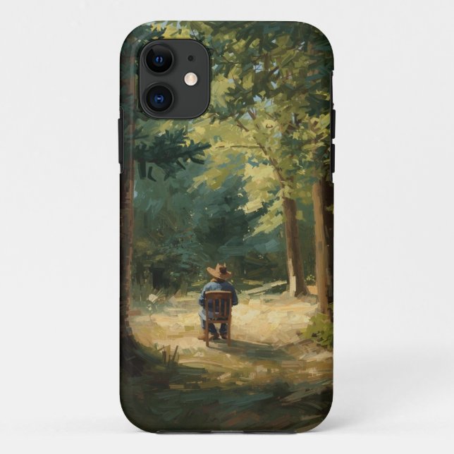 Tranquil Forest Retreat Mobile Case (Back)