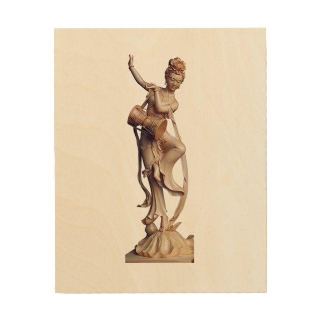 Tranquil Forest: Wood Wall Art Oasis (Front)
