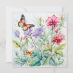 Tranquil Garden : Floral Butterfly Birthday