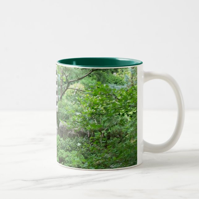 Tranquil Garden With Statue Mug (Right)