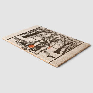 TRANQUIL GLEN Golden Retriever Fiber Doormat