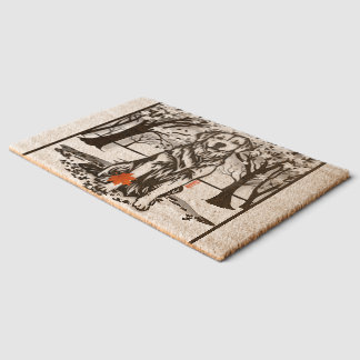 TRANQUIL GLEN Golden Retriever  Fiber Doormat