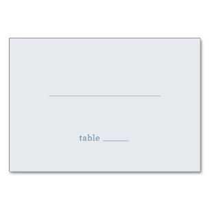 Tranquil Gray Minimalist Line Table Number