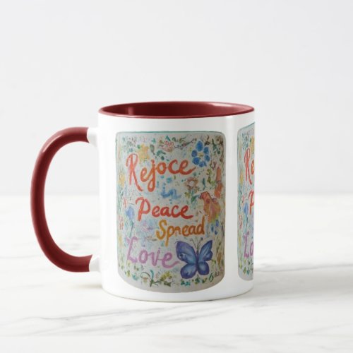  Tranquil Harmony Rejoice in Peace Spread Love Cup