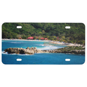 Tranquil Island Paradise Labadee Haiti License Plate