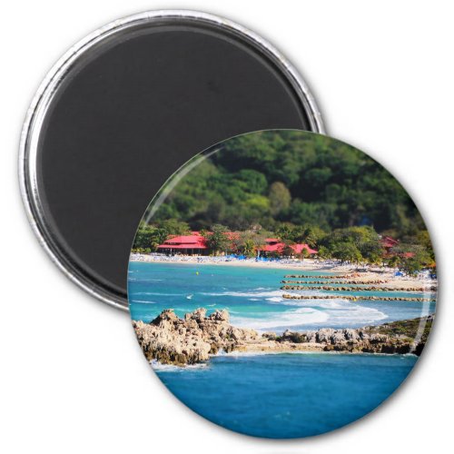 Tranquil Island Paradise Labadee Haiti Magnet