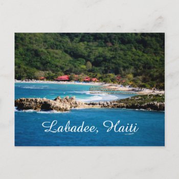 Tranquil Island Paradise Labadee Haiti Postcard by Sneffygirl at Zazzle