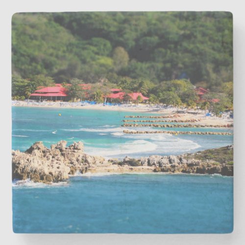 Tranquil Island Paradise Labadee Haiti Stone Coaster
