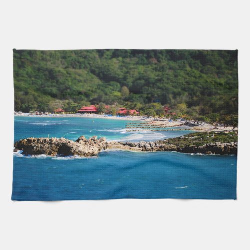 Tranquil Island Paradise Labadee Haiti Towel