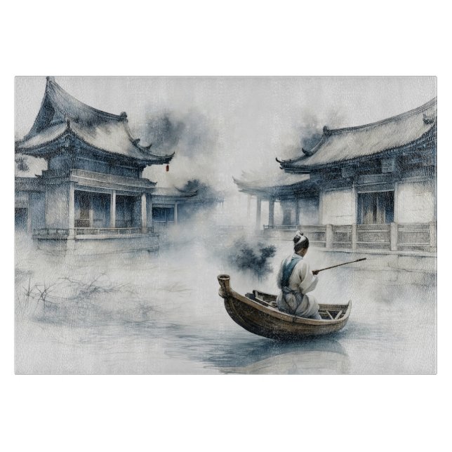 Tranquil Japan Cutting Board (Front)