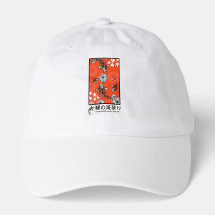 Tranquil Japanese Carp Art Hat