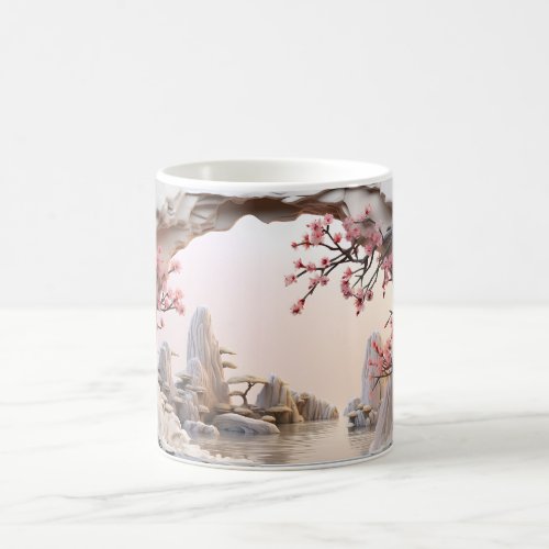 Tranquil Japanese Garden 3D Mug