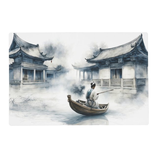 Tranquil Japanese Placemat 1 (Front)