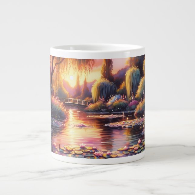 "Tranquil Lake  Giant Coffee Mug (Front)