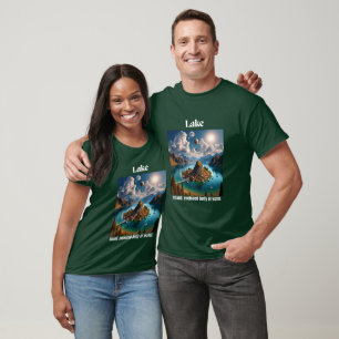 Tranquil Lake Oasis: Inland Waters Tee