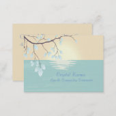 Tranquil Lake Scene Professional Business Card (Front/Back)